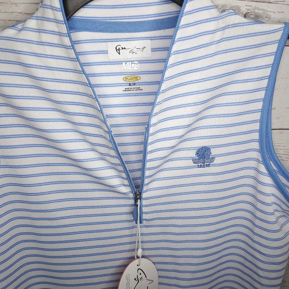 GREG NORMAN ML75 ZIP WOMEN'S SMALL GOLF TOP